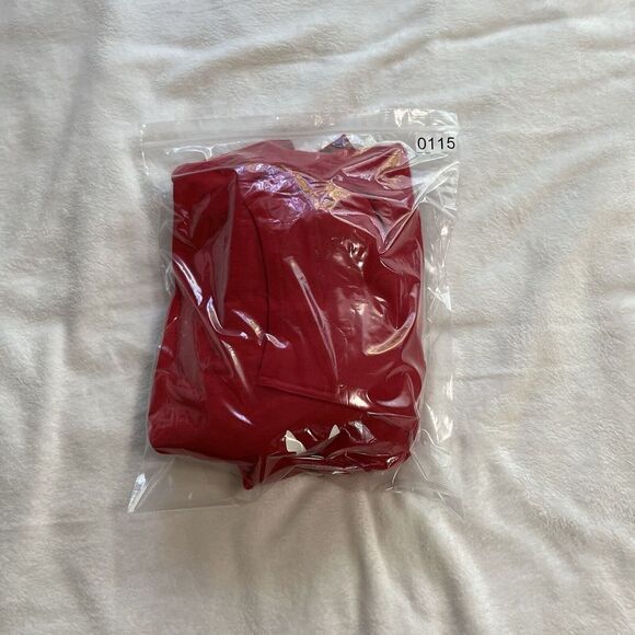 Wrangler MEN'S 75TH ANNIVERSARY Small HOODIE Drawstring Chinese Logo RED - Picture 14 of 15